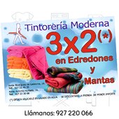 🎉¡ATENCIÓN A TODOS!🎉 ¡Tenemos una súper noticia para compartir con todos vosotros!📢
_______________________________________
👉 ¡Un año más, hemos lanzado una oferta increíble en Tintorería Moderna!👈

👉 ¡3 X 2 en EDREDONES y MANTAS!👈

💪¡La mejor opción para que puedas guardar toda tu ropa de invierno en perfecto estado y como nueva, y siempre con el mejor precio!💰😎

💁‍♀️¡No pierdas esta oportunidad! ¡Contáctanos para conocer todos los detalles y condiciones de esta promo!👇👇

☎ 927 22 45 35
📧 info@tintoreriamoderna.es

#TintoreriaModerna #TuTintoreria #EnBuenasManos #TuTintoreriaDeSiempre #RopaDeInvierno #LimpiezaEdredon #Experiencia #ResultadosGarantizados #TuTintoreriaDeConfianza #Oferta #Descuento #Edredones #Mantas #PrecioEspecial #NuevaPromo #NoTeLaPierdas #AhorraConNosotros